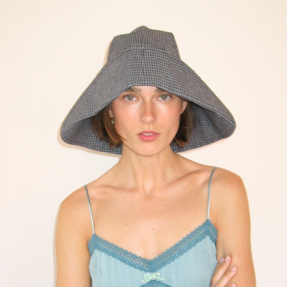 From the Clyde World website: The Iona hat is an exaggerated soft bell shape